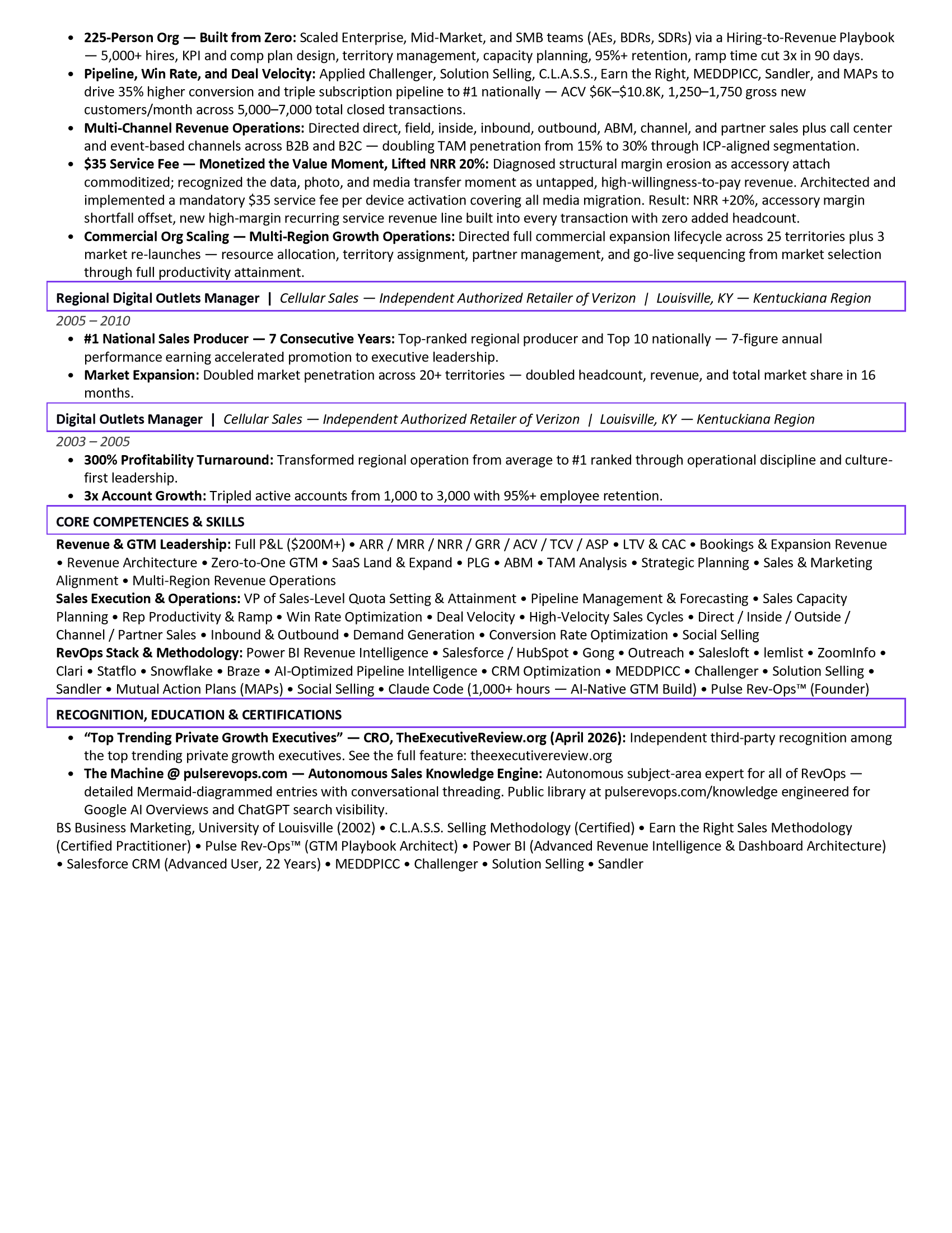 Kory White resume, page 3